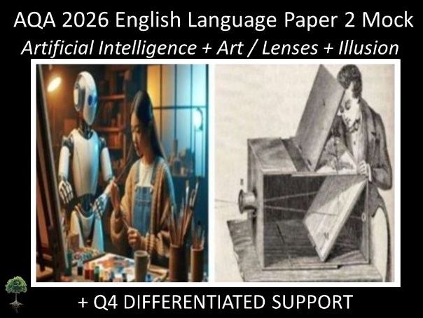One AQA GCSE English Language Paper 2 Mock | Q4 Differentiated Support - (aia)
