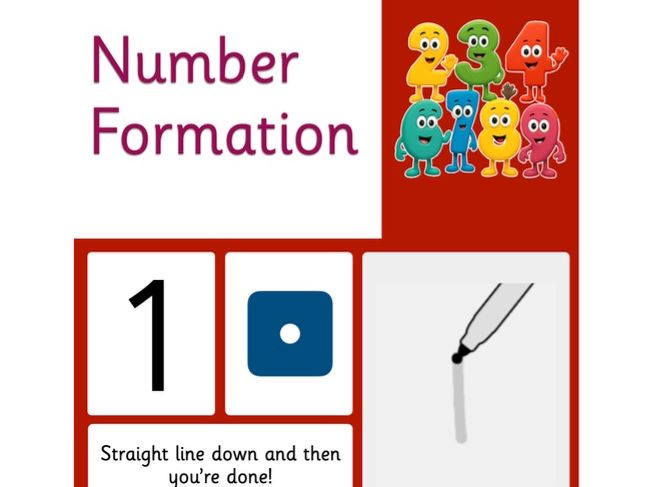 Animated Number Formation PowerPoint - Simplified Number Patter
