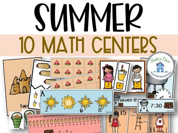 Summer Maths 10 Learning Centres