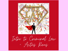 TLG 1 Criminal Law- Actus Reus Handout pdf