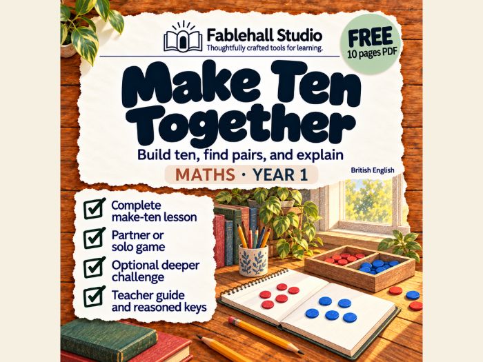 Make Ten Together | Free Year 1 Maths