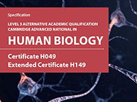 AAQ Human Biology Level 3 - F170 Cells and Tissues