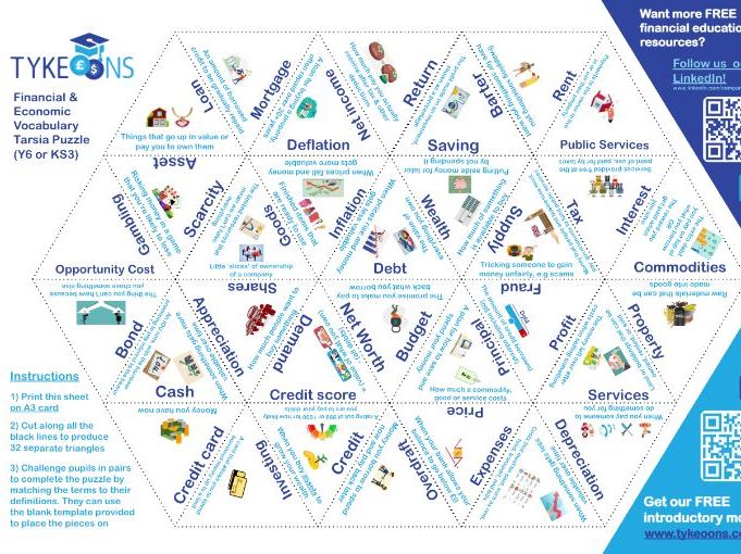 Financial Education Tarsia Puzzle