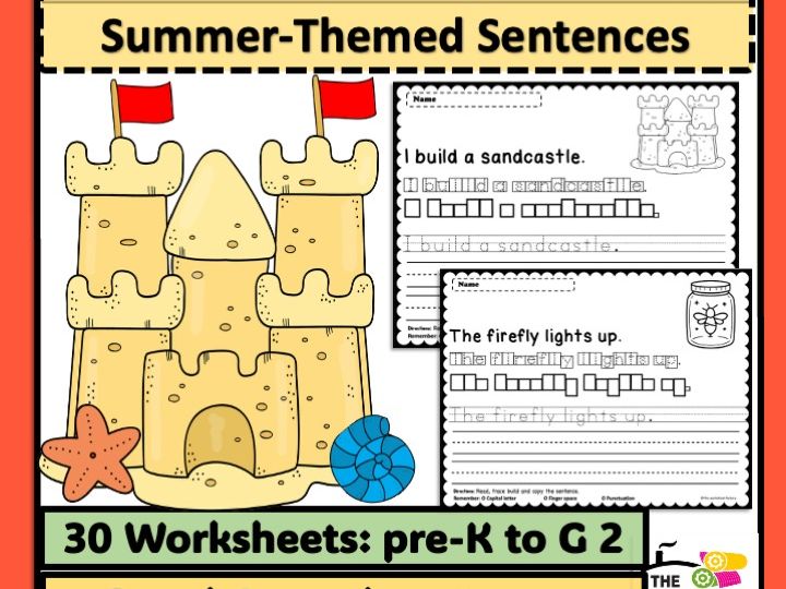 Summer Trace Build Copy Sentences