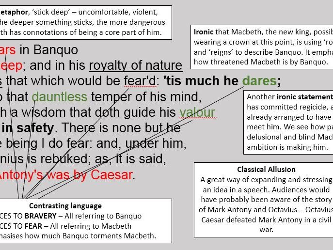 Macbeth Power Analysis