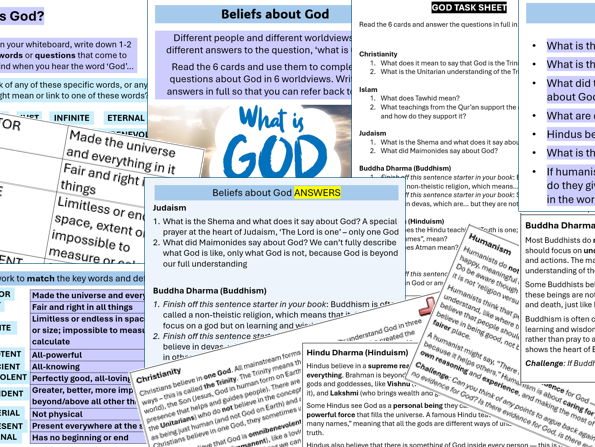 What is God? KS3 RS