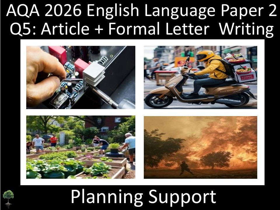 Four Question 5: AQA 2026 English Language Paper 2 | Planning