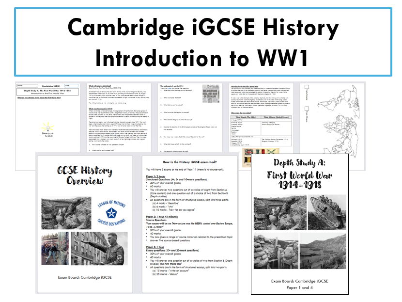 iGCSE | Introduction to WW1