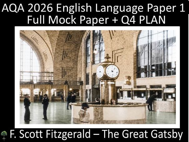 One AQA 2026 GCSE English Language Paper 1 Mock | Q4 Plan (Gat)