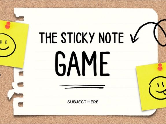 THE STICKY NOTE GAME