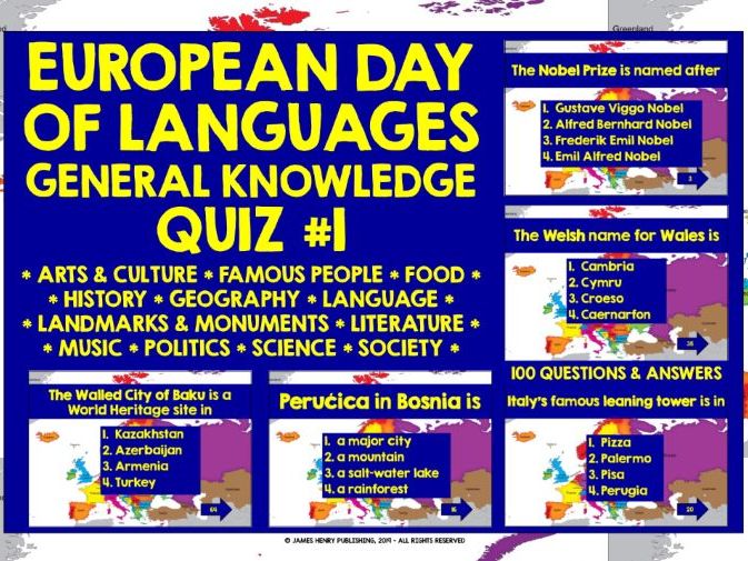 EUROPEAN DAY OF LANGUAGES QUIZ #1