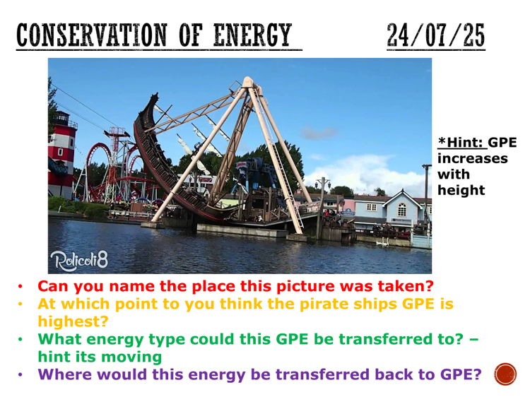 Conservation of energy - complete lesson (GCSE 1-9)