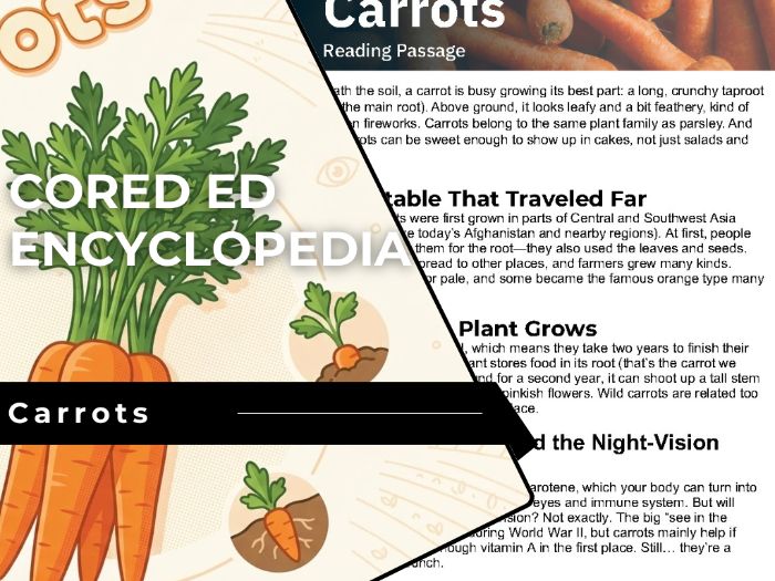 Carrots Reading Comprehension Passage