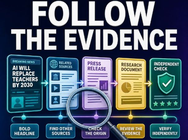 AI Literacy: Follow the Evidence – Lateral Reading and Source Tracing