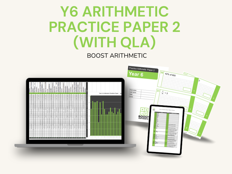 Year 6 KS2 Arithmetic SATs Practice Paper 2