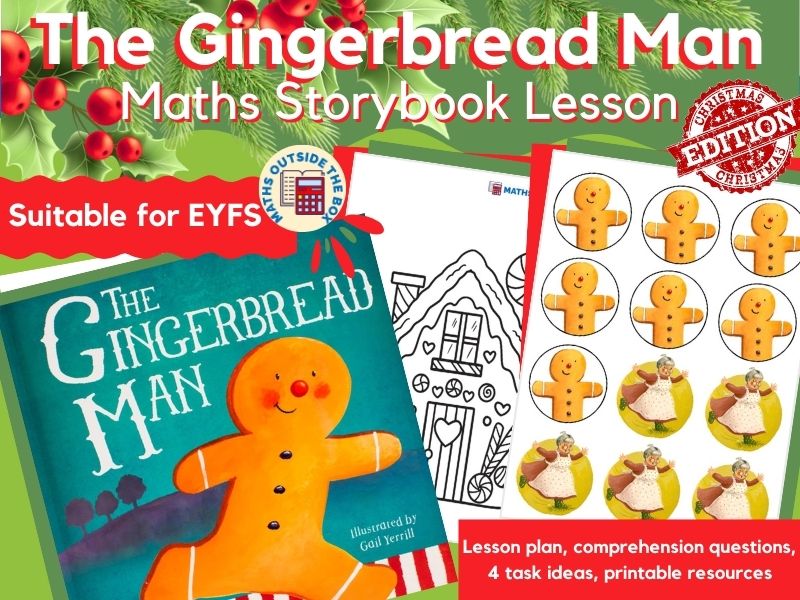 The Gingerbread Man - Christmas Maths Storybook Lesson (EYFS)
