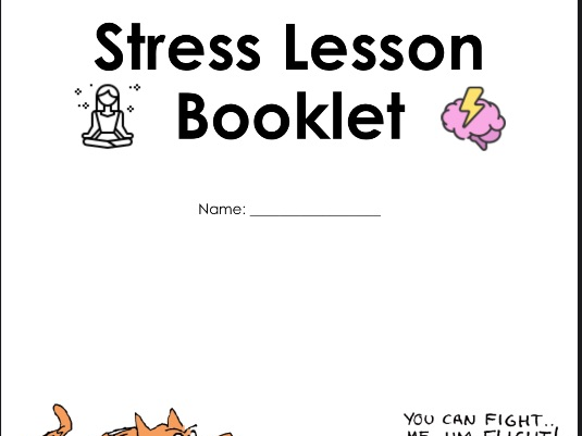 EDUQAS A LEVEL Psychology Component 3 Stress lessons pack & booklet