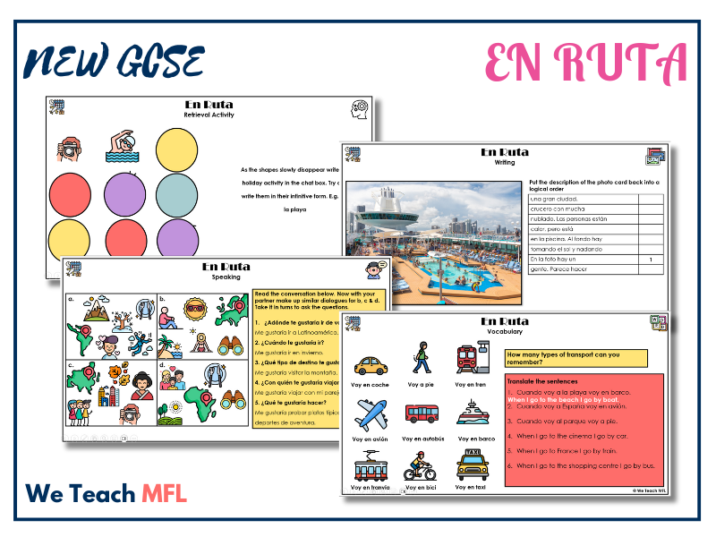 New GCSE - En Ruta Complete Unit Pack