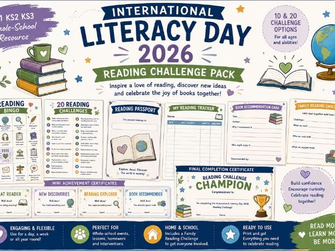 International Literacy Day 2026 Reading Challenge