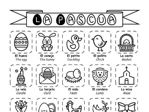 Spanish KS3 - La Pascua - Easter booklet of activities