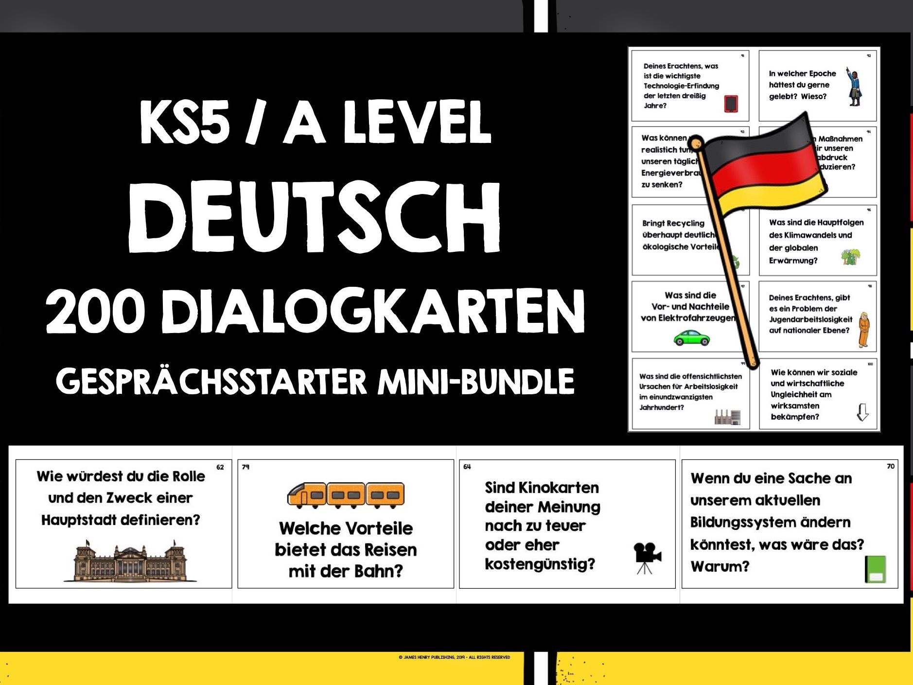 GERMAN CONVERSATION STARTERS MINI-BUNDLE #1