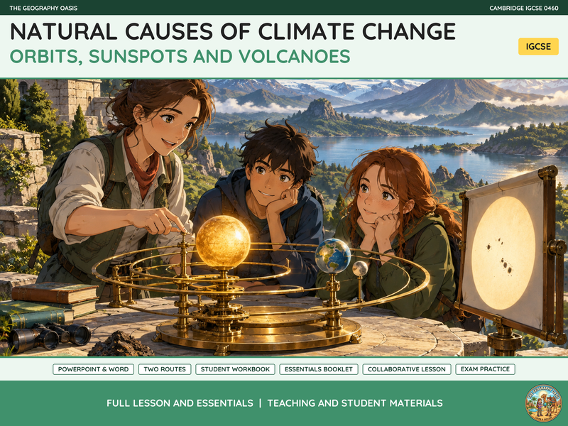 Natural Climate Change: Orbits, Sunspots and Volcanoes