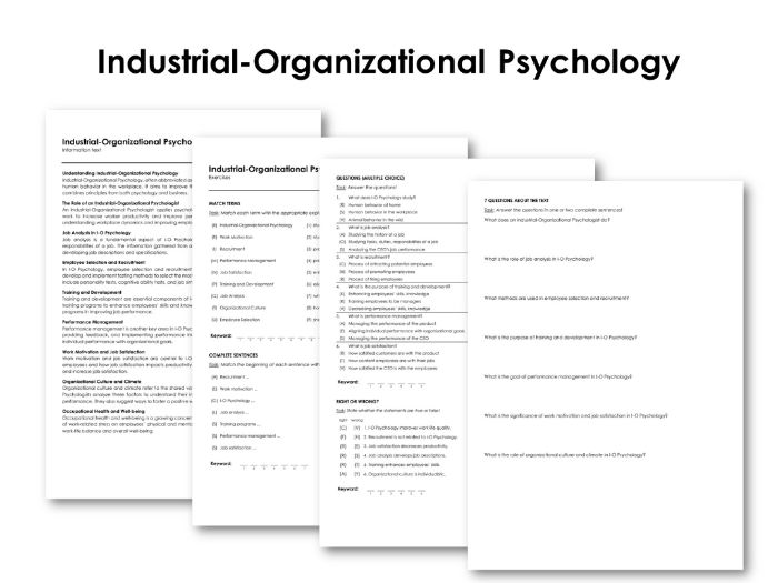 Psychology Teaching Resources
