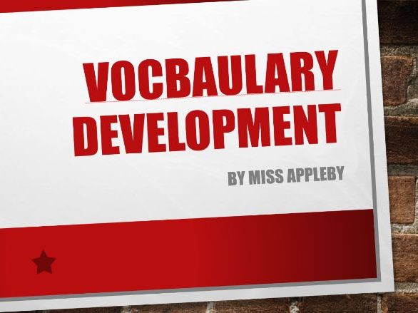 Vocabulary Development CPD | Staff Training PowerPoint | Closing the Vocabulary Gap