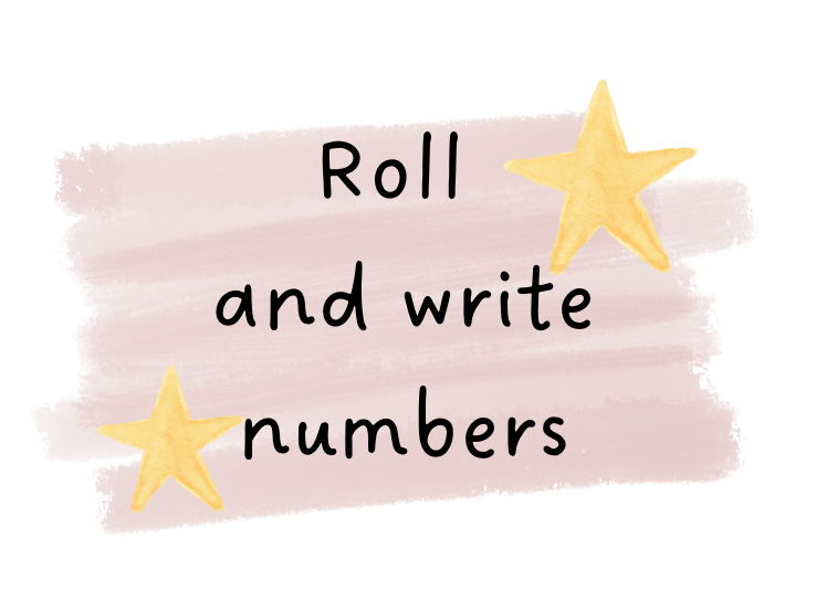 Roll and write - Numbers