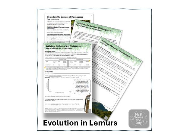 Microevolution in Action: Lemur Tooth Size, Natural Selection & Gene Pool Change (Biology)