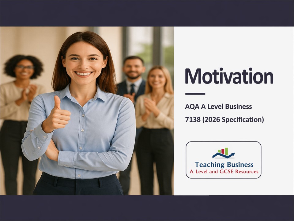Motivation | AQA A Level Business 7138 PowerPoint