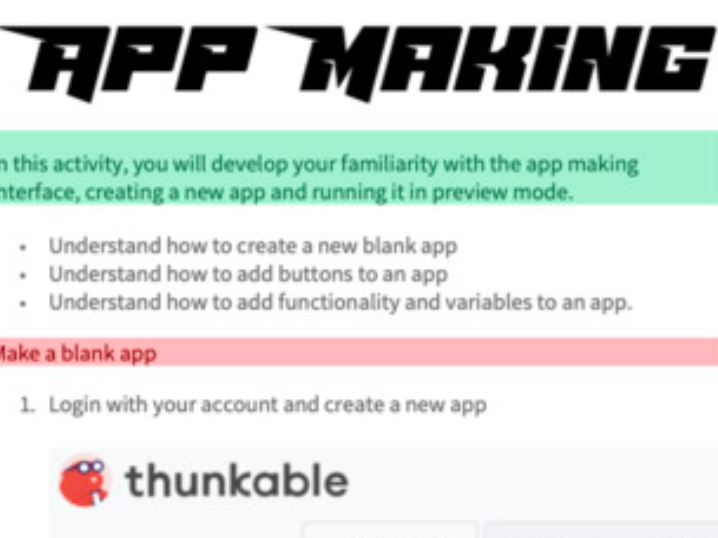 App Making [NEW MAY 2021] Lesson 01