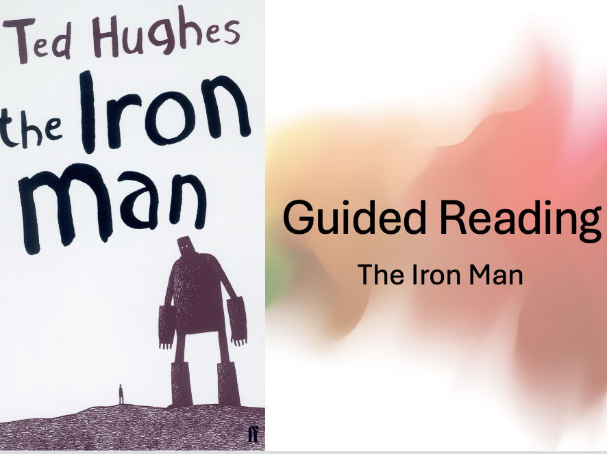 Year 3/4 The Iron Man 18 lesson plan and resources VIPERS
