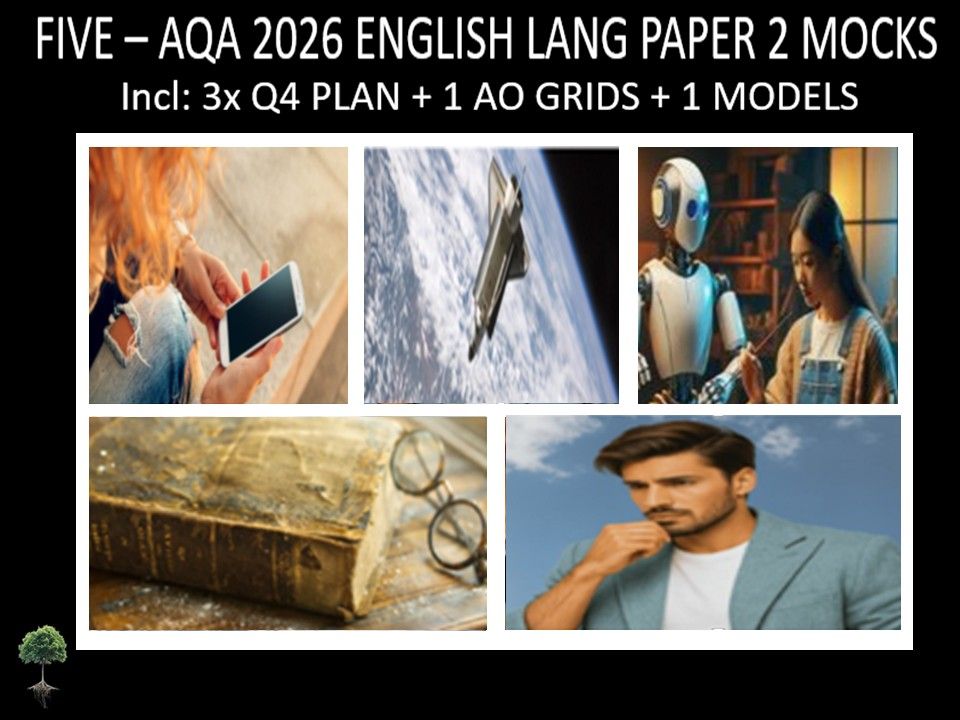 FIVE - AQA PAPER 2 | 2026 FULL MOCKS | MODELS | Q4 PLAN | AO GRIDS