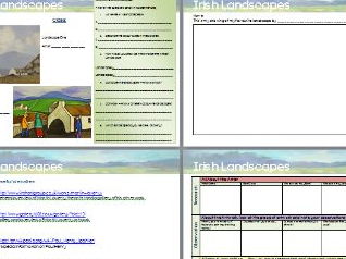 Famous Landscape Artists Internet Research frame, Compare & Contrast, Drawing frame.