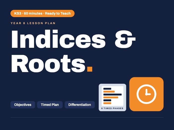 Year 8 Maths | Indices and Roots | Lesson Plan
