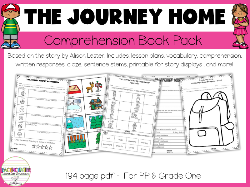 The Journey Home by Alison Lester Story Study