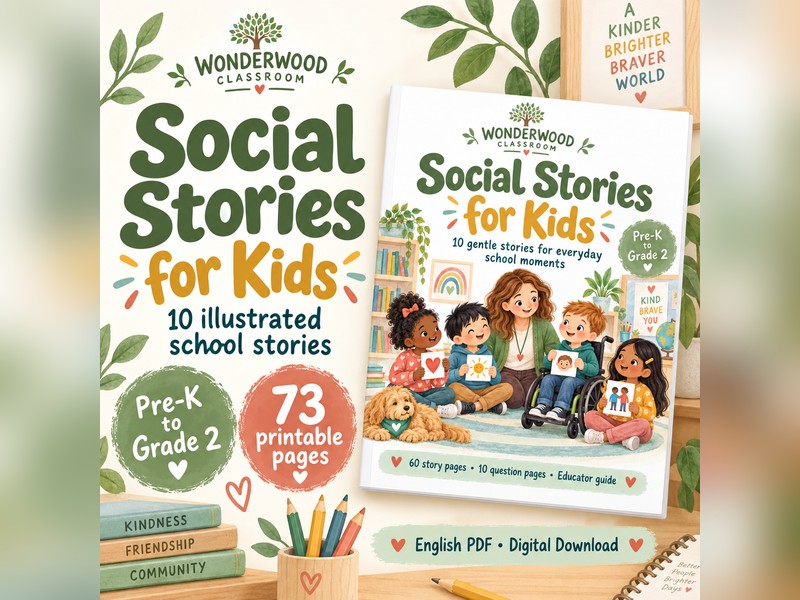 Social Stories for Kids - 10 School Moments