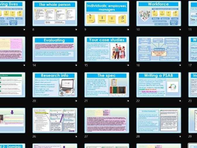 AAQ BTEC Health & Social Care Unit 3 Principles B4 Critical thinking skills