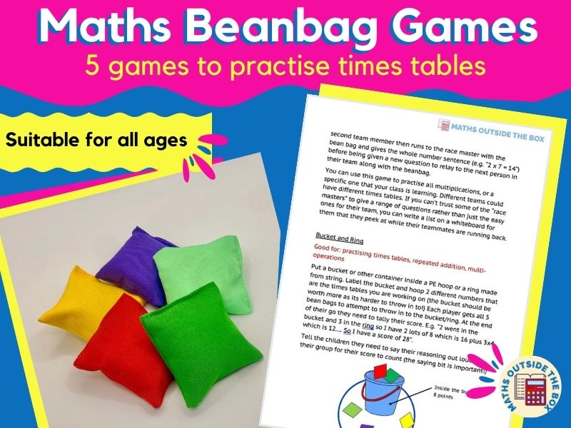 Maths Bean Bag Games (EYFS - Y6)