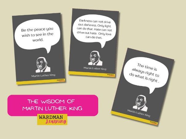 Motivational quotes for children from historic figures Martin Luther King