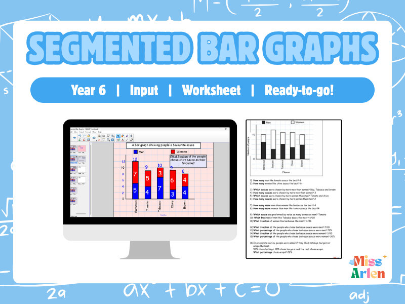 Year 6 Segmented Bar Graphs Lesson