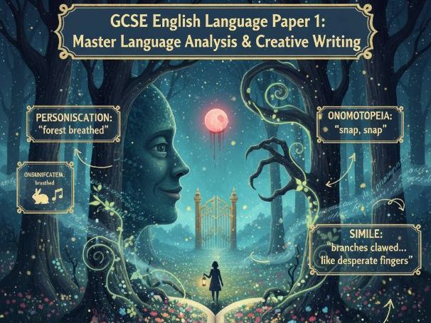GCSE English Language Paper 1 Activity: Master Language Analysis on Q2, Q4 & Q5