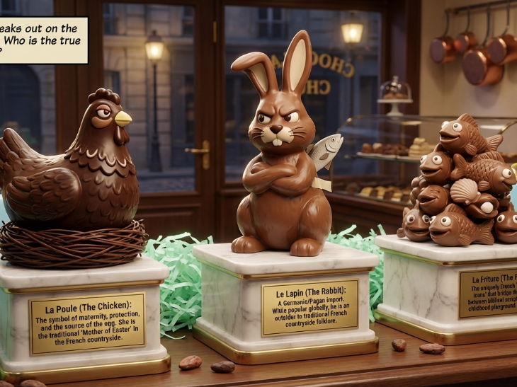 Pâques: French Easter Magic – Visual Story & Worksheet (FREE)