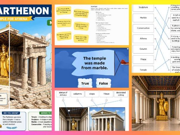 KS1/2 Ancient Greece - The Parthenon Differentiated Lesson Pack