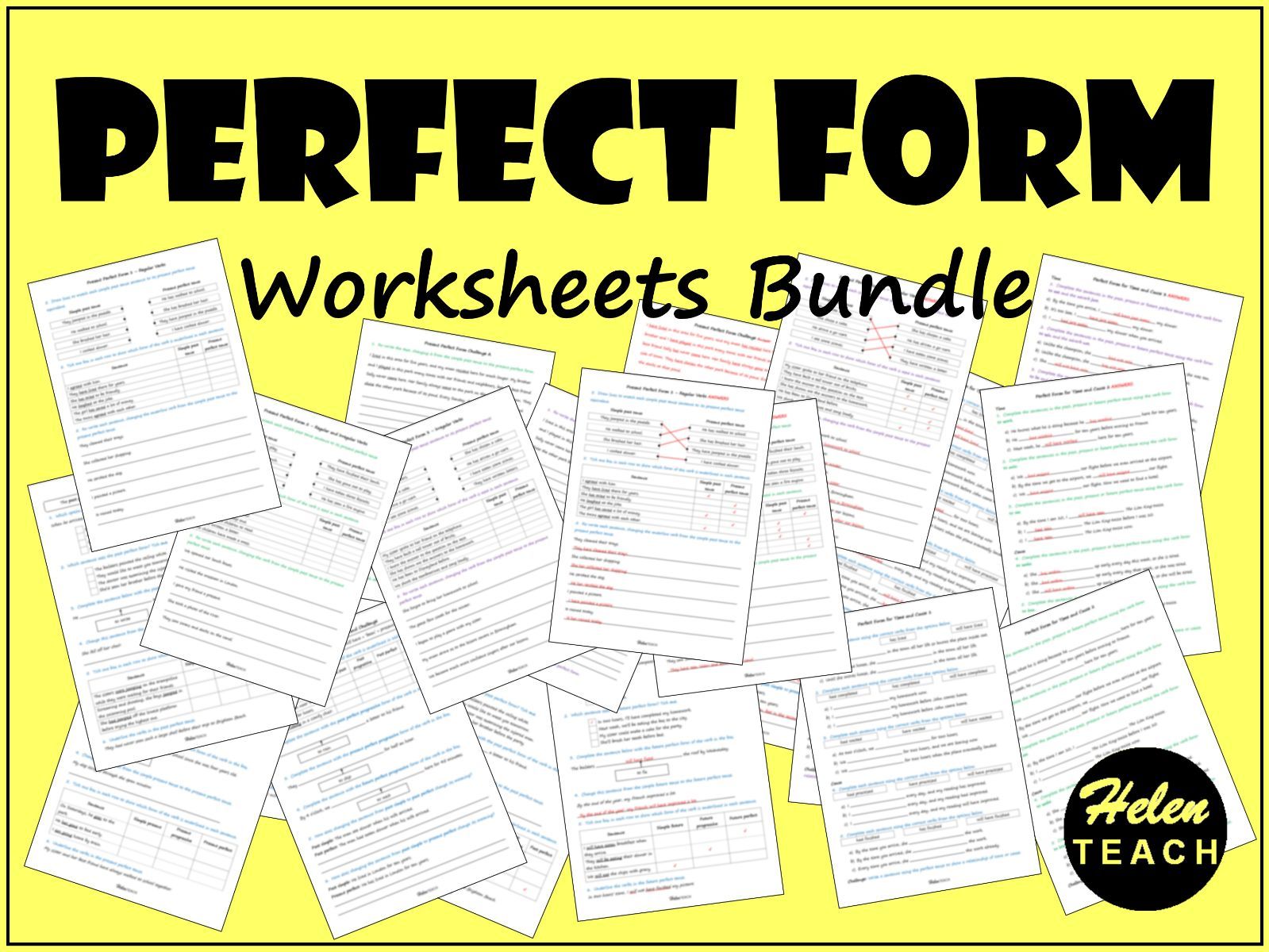 Perfect Form Worksheets | BUNDLE
