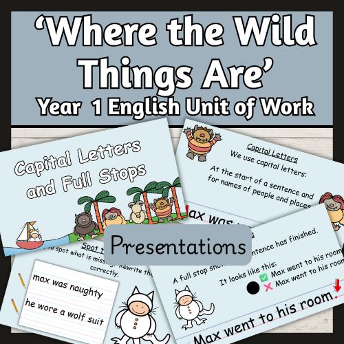 'Where the Wild Things Are' Year 1 English Planning and Resources ...