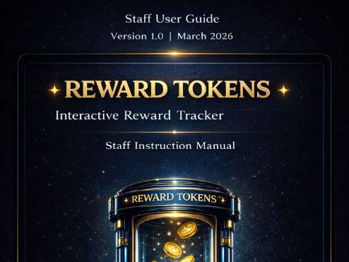 Pupil, token reward tracker, behaviour support - Interactive
