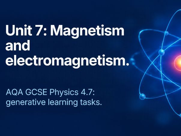 AQA GCSE Physics Unit 7 - Magnetism and Electromagnetism