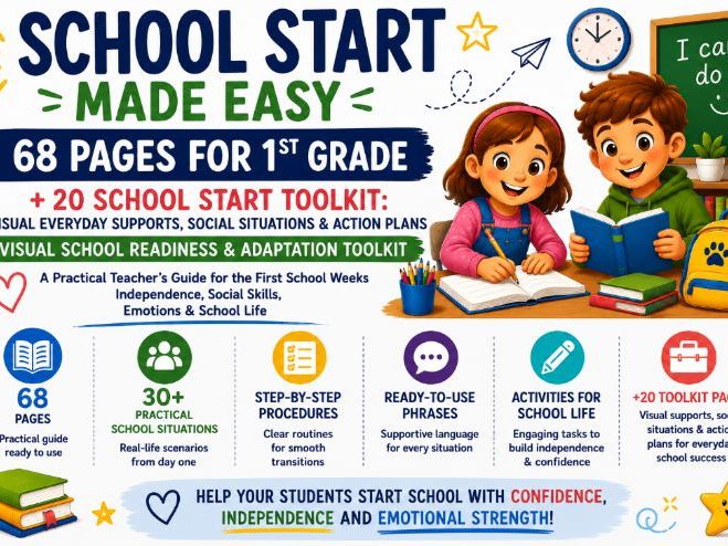 practical materials for first-grade school adjustment
